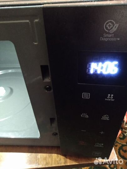 Микроволновая печь LG ms2336gib в разборе