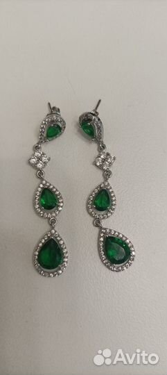 Серьги серебро