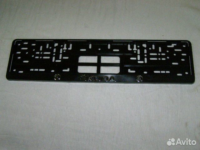 Рамка под номер с защелкой серебро subaru рельеф