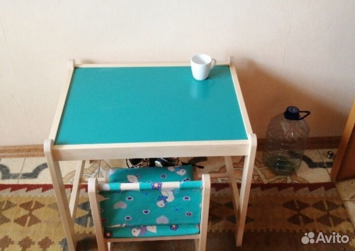 Детский стол и стул комплект