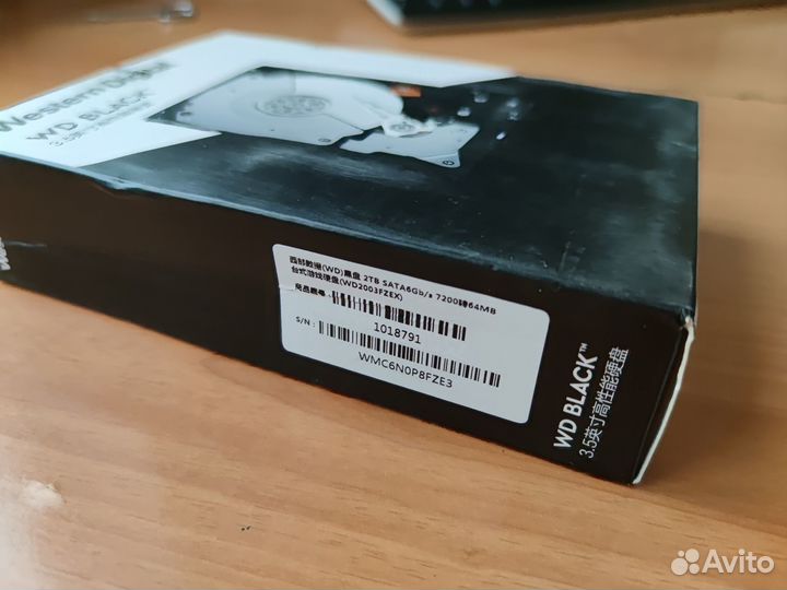 Жесткий диск WD Black 2 тб (WD2003fzex)