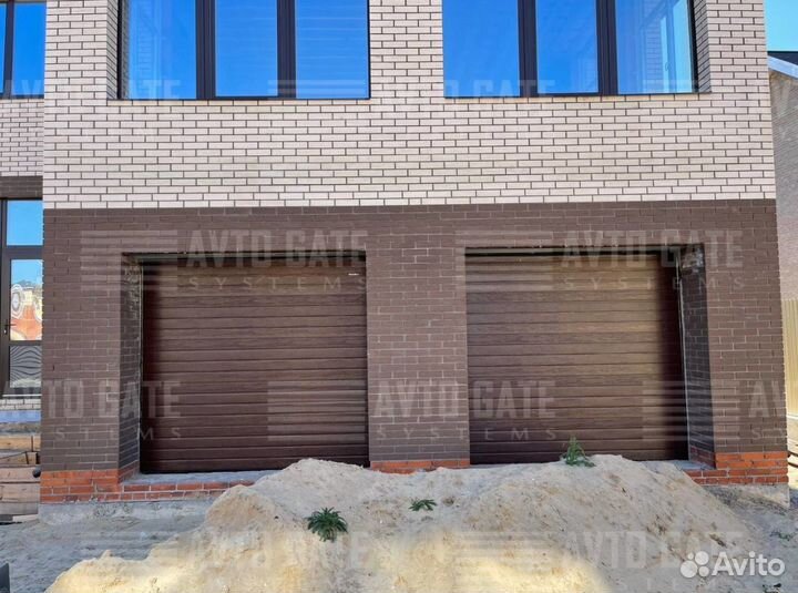 Секционные ворота подъемные