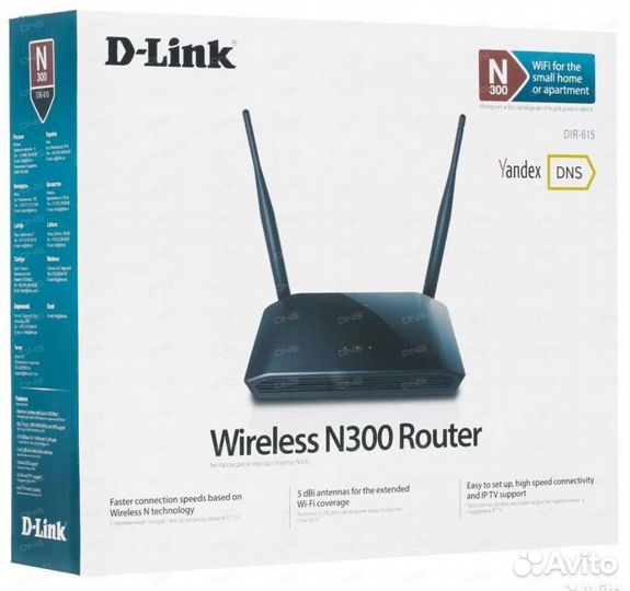 Wifi роутер dir-615/T4 N 300