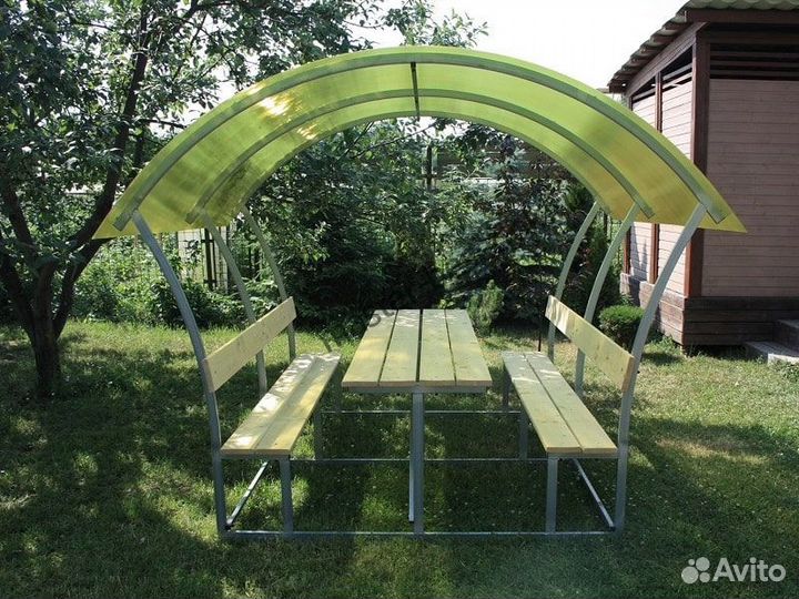 Беседка из поликарбоната