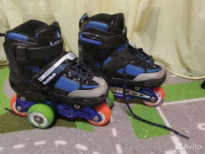 Роликовые коньки детские раздвижные 28-31