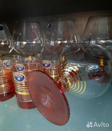 Набор бокалы и стопки Bohemia 12 шт