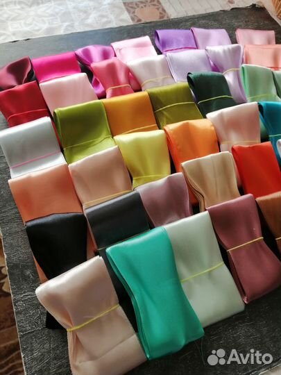 Лента атласная 5 см набор 42 оттенка