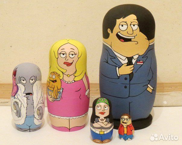 Матрешка American Dad Американский папаша мультик
