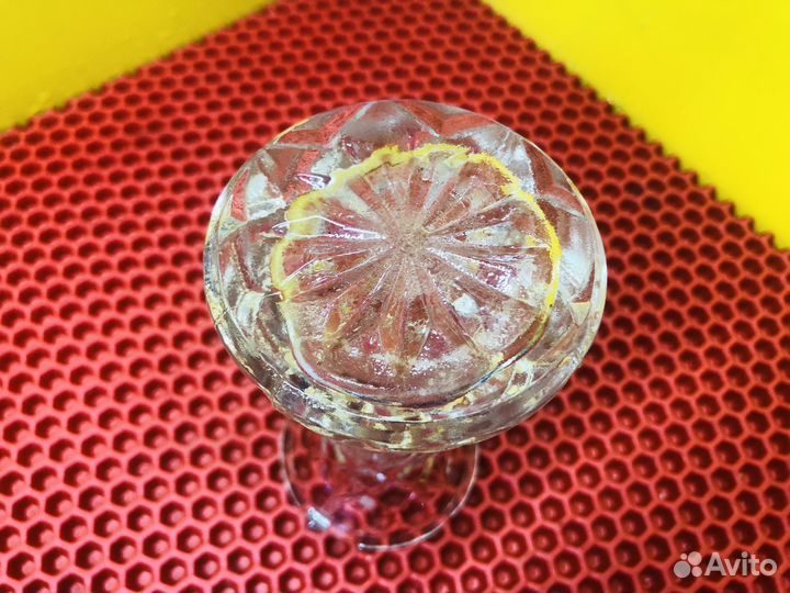 Z.8251 вазочка стеклянная, декоративная, винтаж