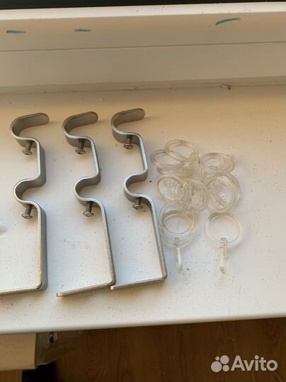 Карниз настенный 165-320 см. Двухрядный