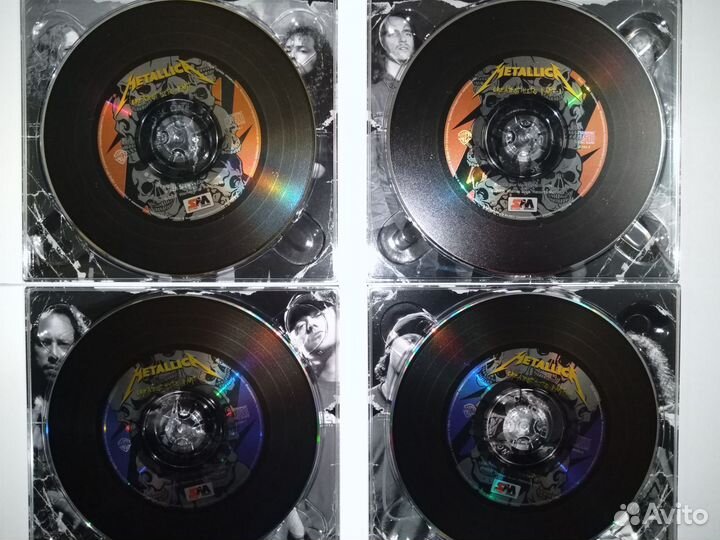 4 CD диска. metallica.Greatest hits