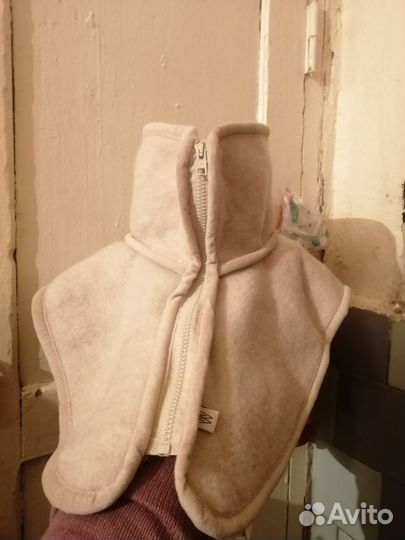 Манишка шерть на замке Бежевая