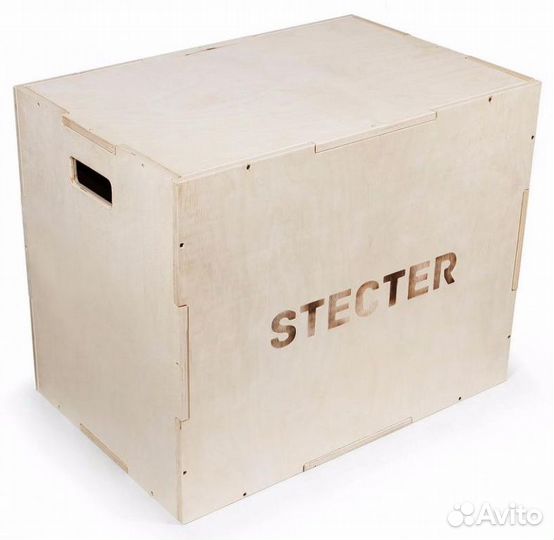 Тумба для прыжков 75-60-50 см (фанера) stecter