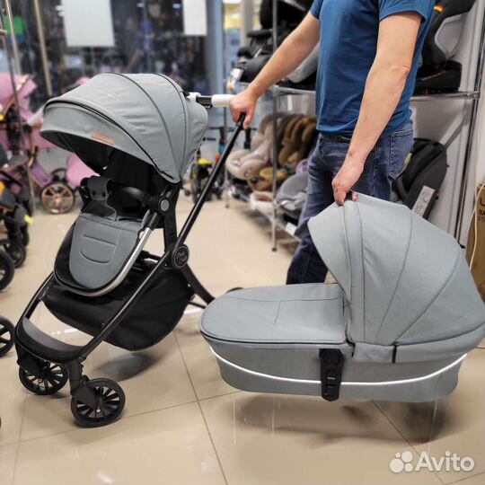 Коляска 2 в 1 Baby Snell зеленый