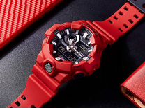 Новые красные часы casio G-shock GA-700-4A