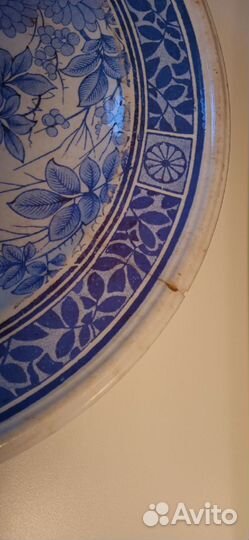 Тарелка BWM & Co portland Фарфор Англия 19 век