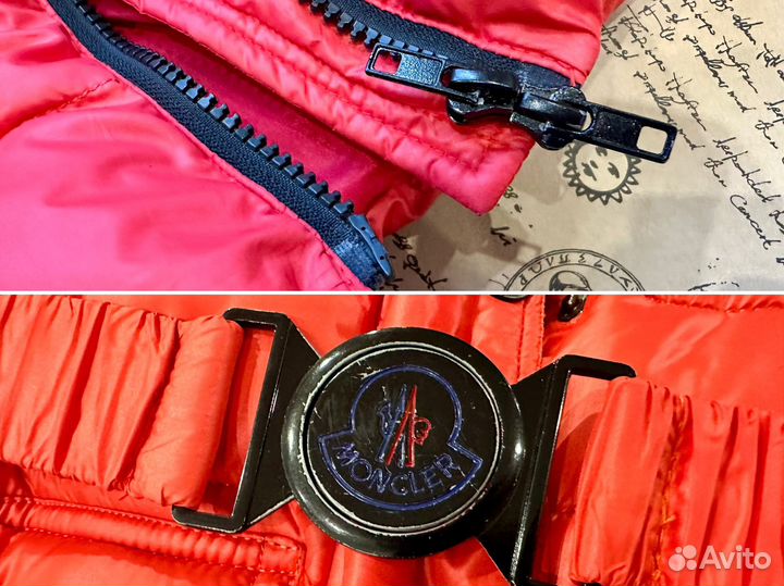 Пуховик moncler детский зимний 110 размер