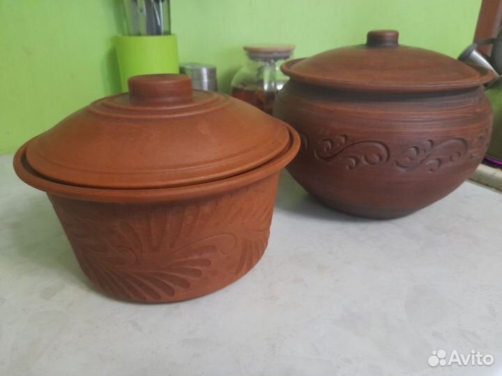 Глиняный горшок для запекания