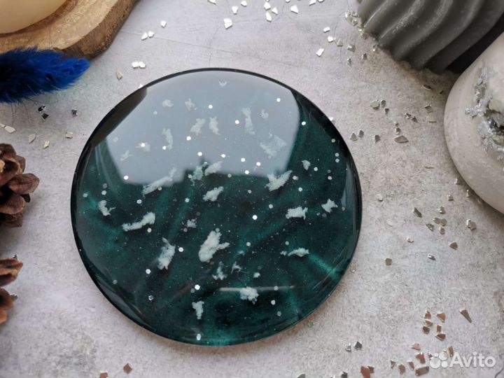 Подставка для кружек из эпоксидной смолы