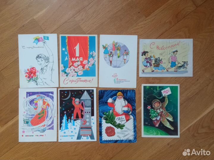 Открытки СССР чистые