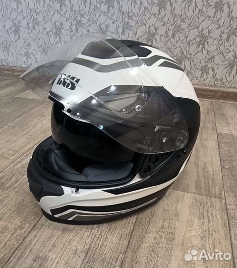 Шлем интеграл HX 315 2.0 IXS Бело-серый матовый