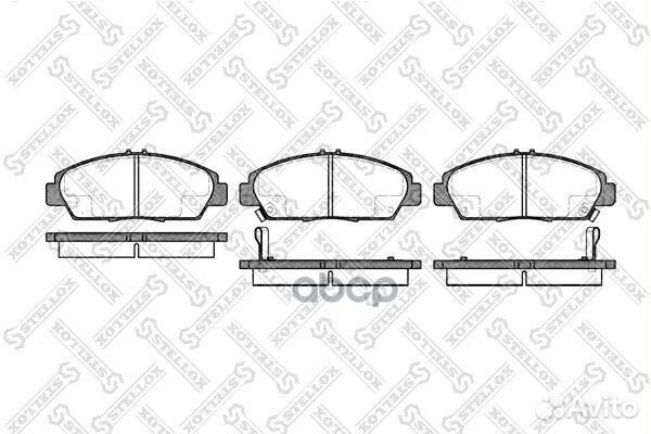 Колодки тормозные 417002BSX Stellox