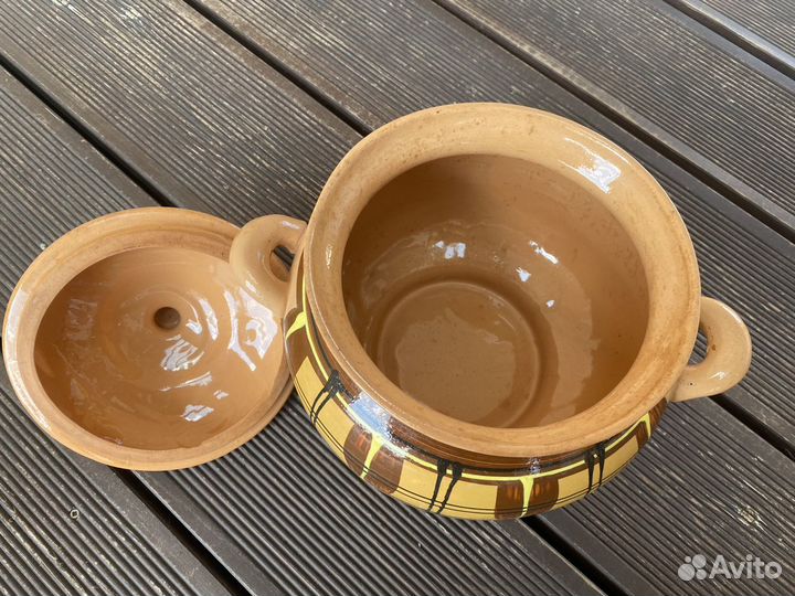 Горшок керамический, борисовская керамика