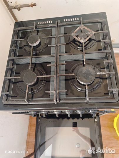 Газоэлектрическая плита gefest пгэ чёрная