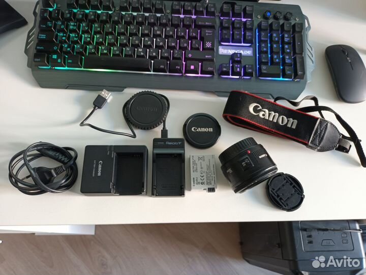 Canon EOS 550D kit + допы