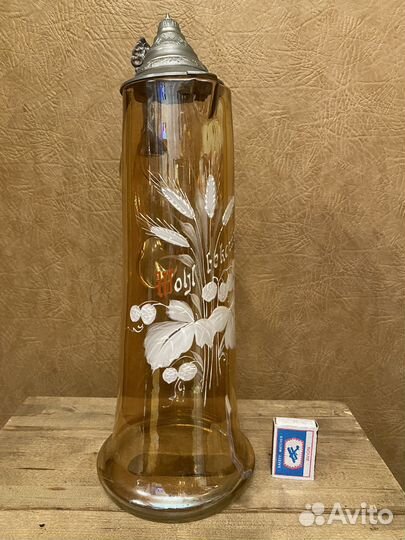 Старинная пивная кружка германия 1900