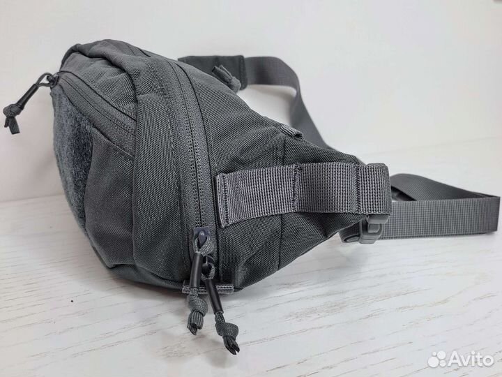 Сумка поясная тактическая Helikon Possum серая