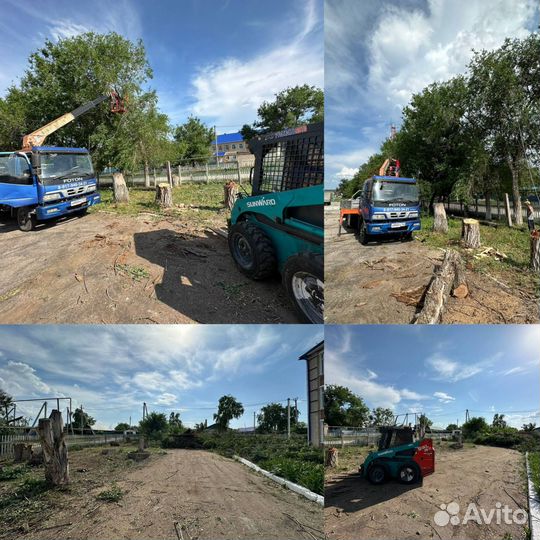 Расчистка участка от деревьев и кустарников
