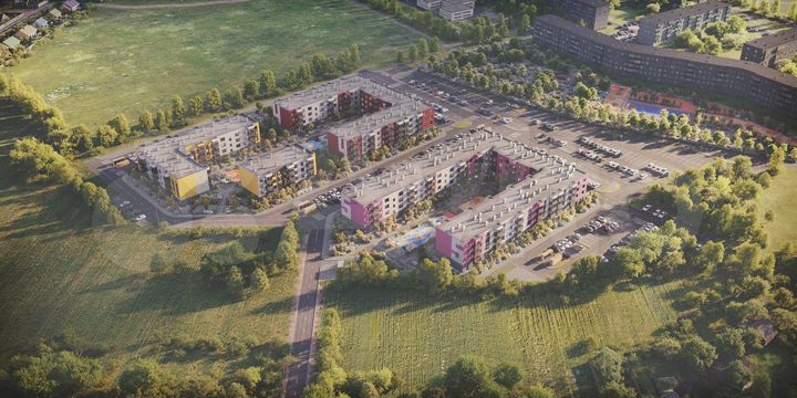 1-к. квартира, 33,4 м², 1/4 эт.