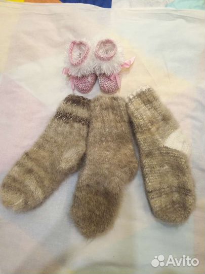 Носки из собачьего пуха лечебные