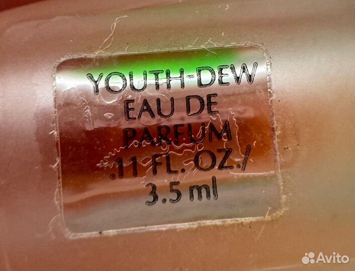 Estee lauder youth dew 3,5 мл винтаж