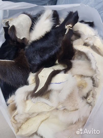 Обрезь меха и кожи