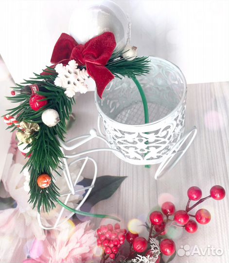 Ободок новогодний ёлочка