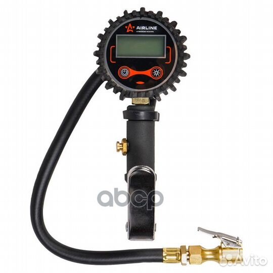 Пистолет для подкачки шин airline с манометром