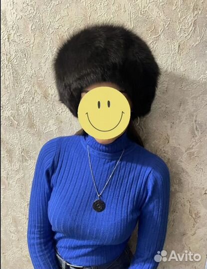 Берет черный женский