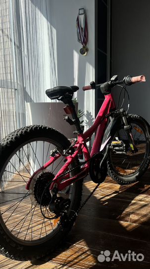 Велосипед розовый детский Scott Contessa 20 rigid