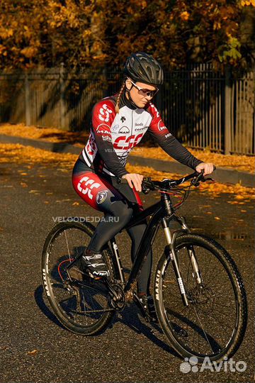 Утепленная джерси CSC team Велоодежда демисезонная