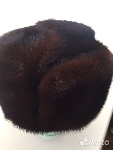 Мужская шапка норковая, р.58