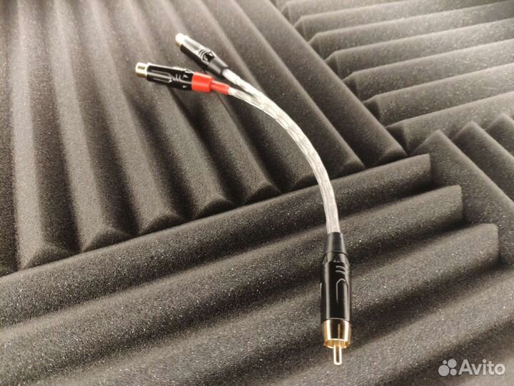 Гибкий переходник RCA на 2 RCA