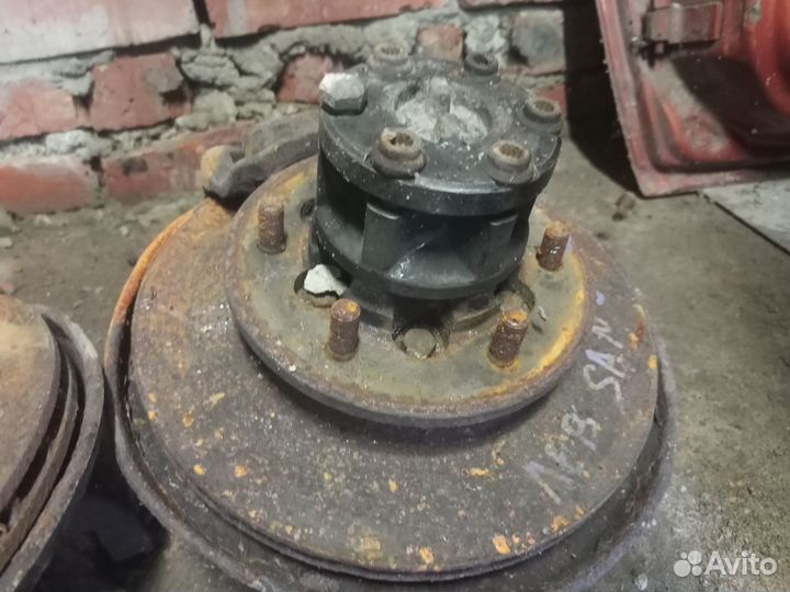 Передние кулаки, хабы на Ssangyong Korando Family