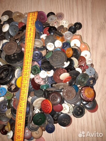 Пуговицы старые разные