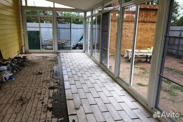 Обогрев летней кухни теплым полом