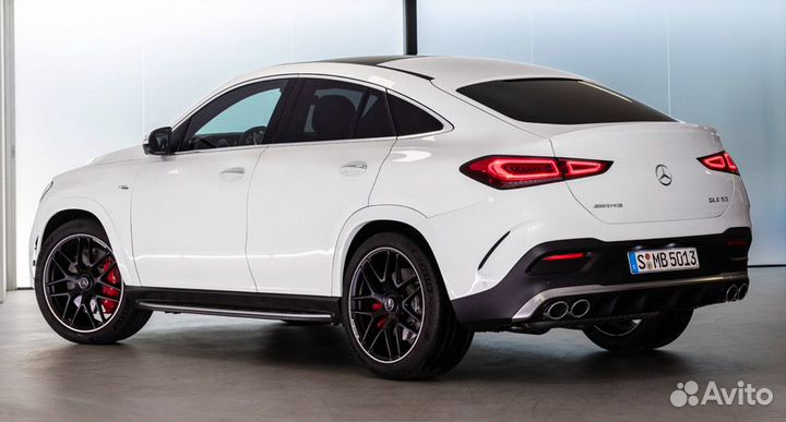 Диффузор на Mercedes benz GLE coupe C167 AMG 5.3