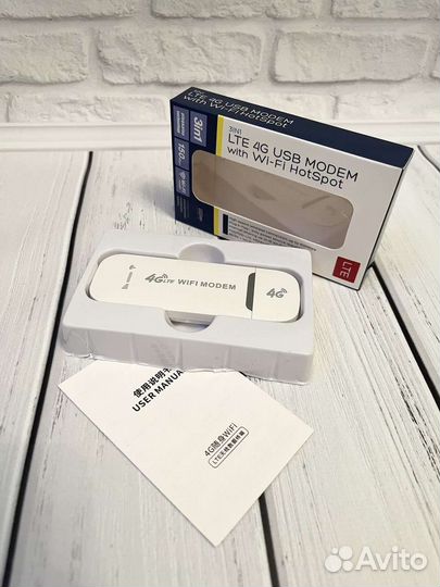 Новый 4G LTE модем с опцией Wi-Fi (разблокирован)