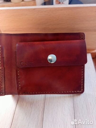 Кошелек мужской кожаный