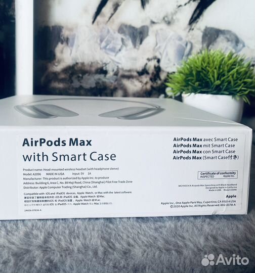 Беспроводные наушники apple airpods max